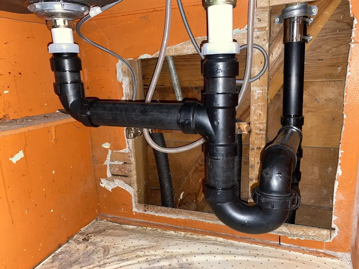 Professional Repiping Services equipment and tools on the job in Winthrop